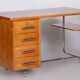Bauhaus Oak Writing Desk attributed to Jindřich Halabala for Up Závody, 1930s