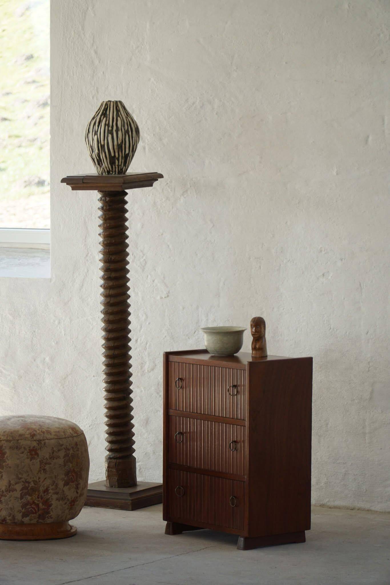 Modern Danish, Mahogany Commode, Frits Henningsen, 1940s