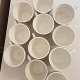 Set of 11 porcelain cups