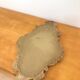 Bakelite scrolled mirror with rocaille pediment