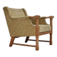 1960s, Danish design, lounge chair, furniture fabric, oak wood