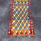 Tapis Marocain Boucherouite coloré - 107 x 191 cm