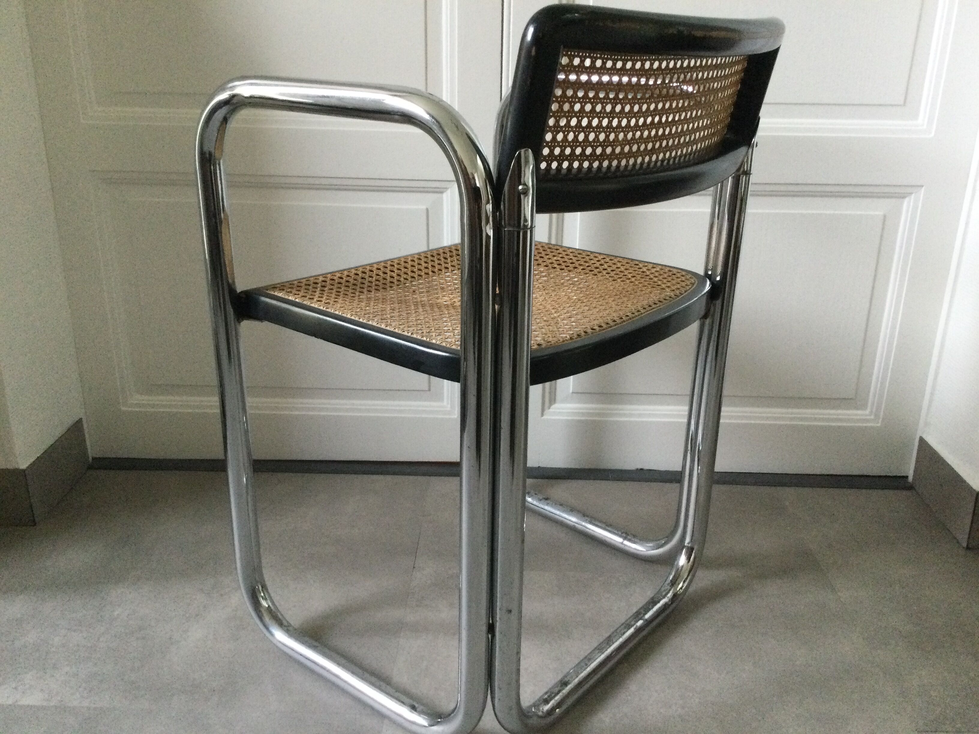 Caned armchair Italy circa 1960