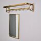 Vereinigte Werkstätten, brass cloakroom and mirror