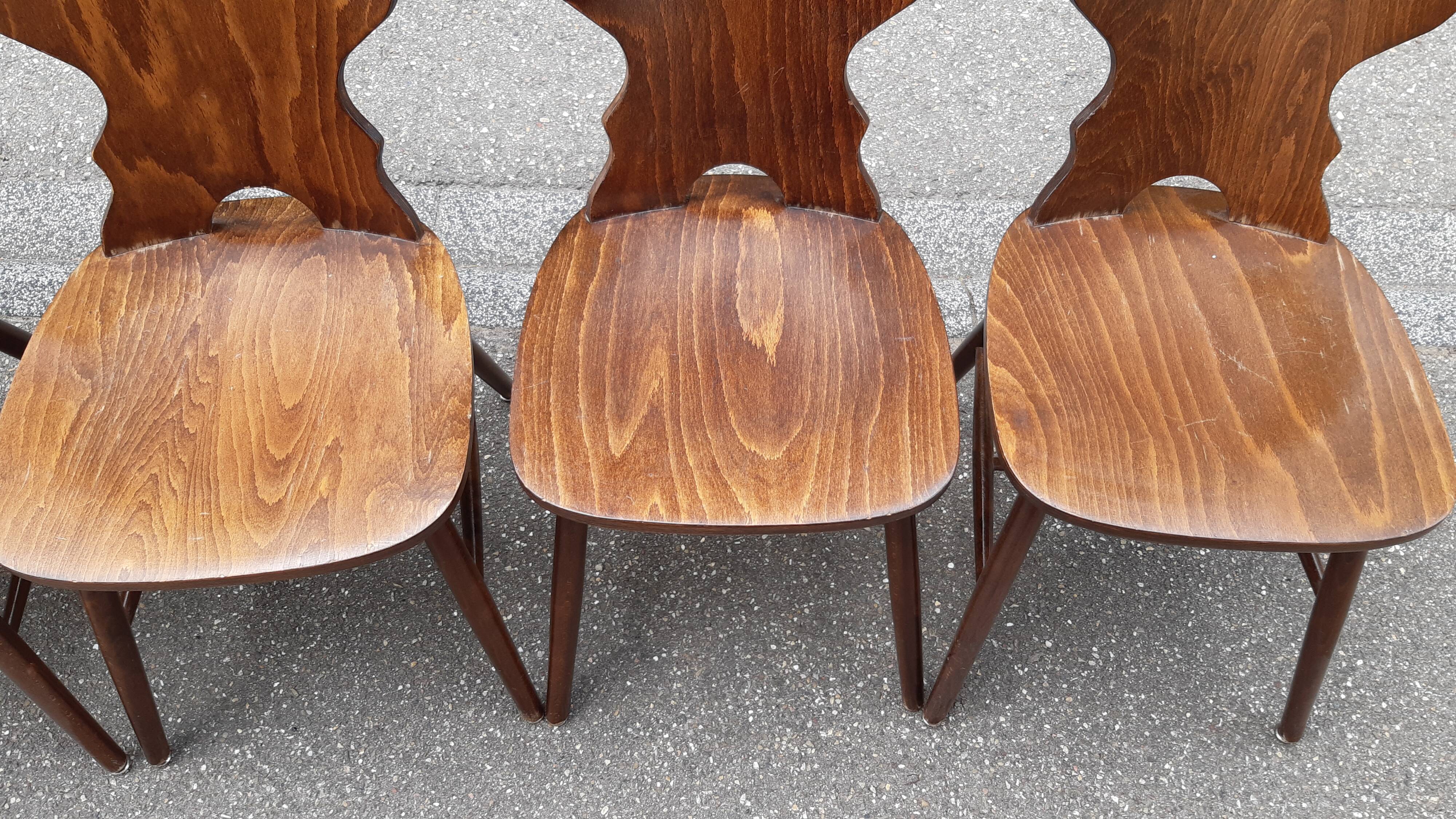 Lot 16 chairs bistro brasserie chalet deco mountain