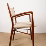 Danish teak and fabric armchair model BO-72, Finn Jhul for Bovirke 1946.