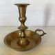 Brass cellar rat candle holder