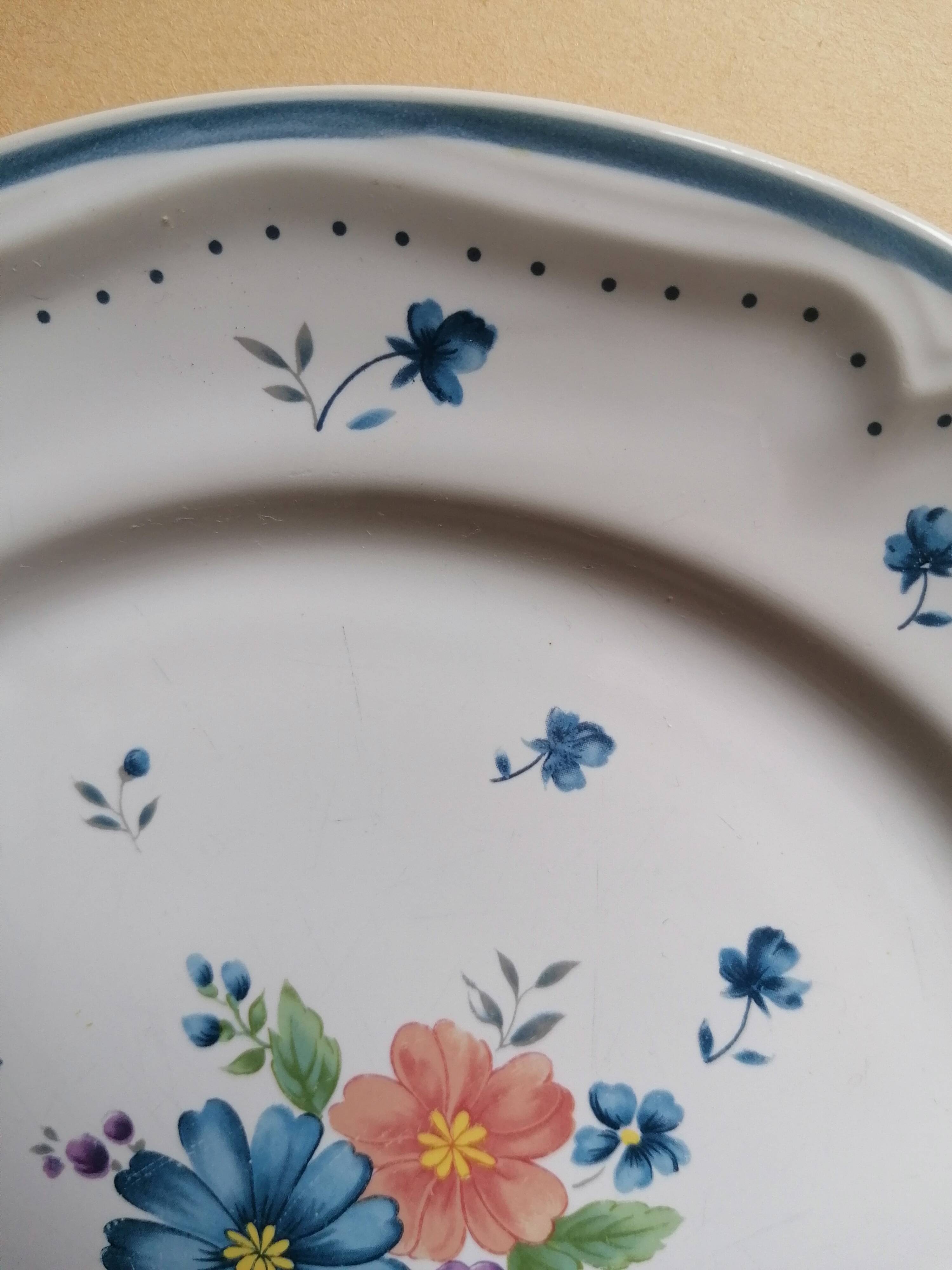 4 plates collection Provençal bouquet