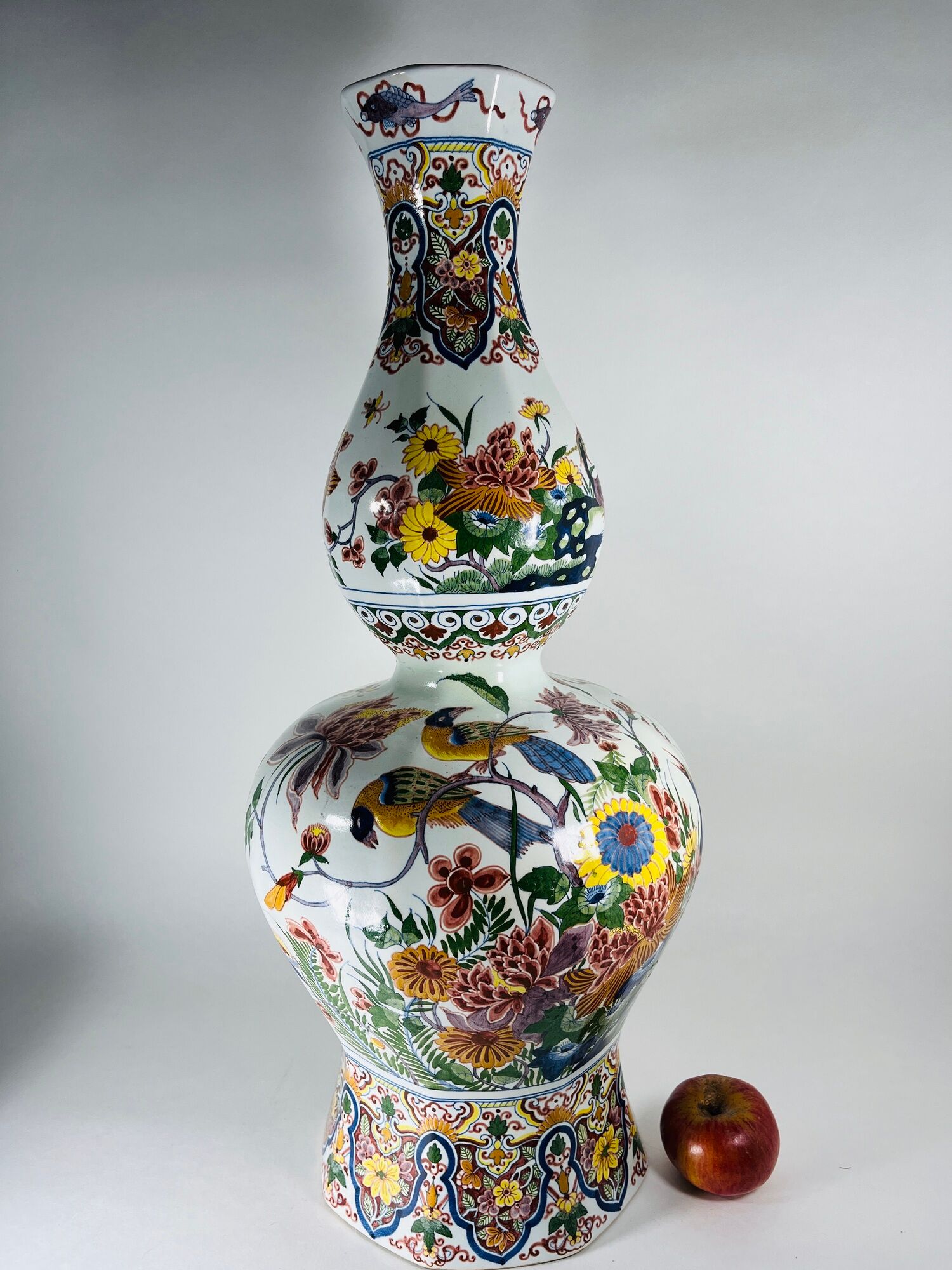 Boch Frères Kéramis vase from La Louvière in Belgium 19th century