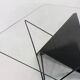 Vintage 80s steel wire coffee table eclectic design