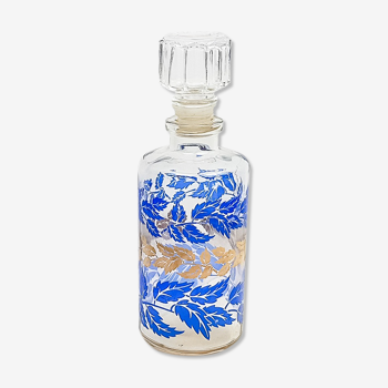 Painted glass bottle