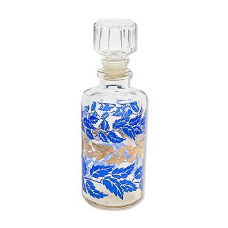 Painted glass bottle