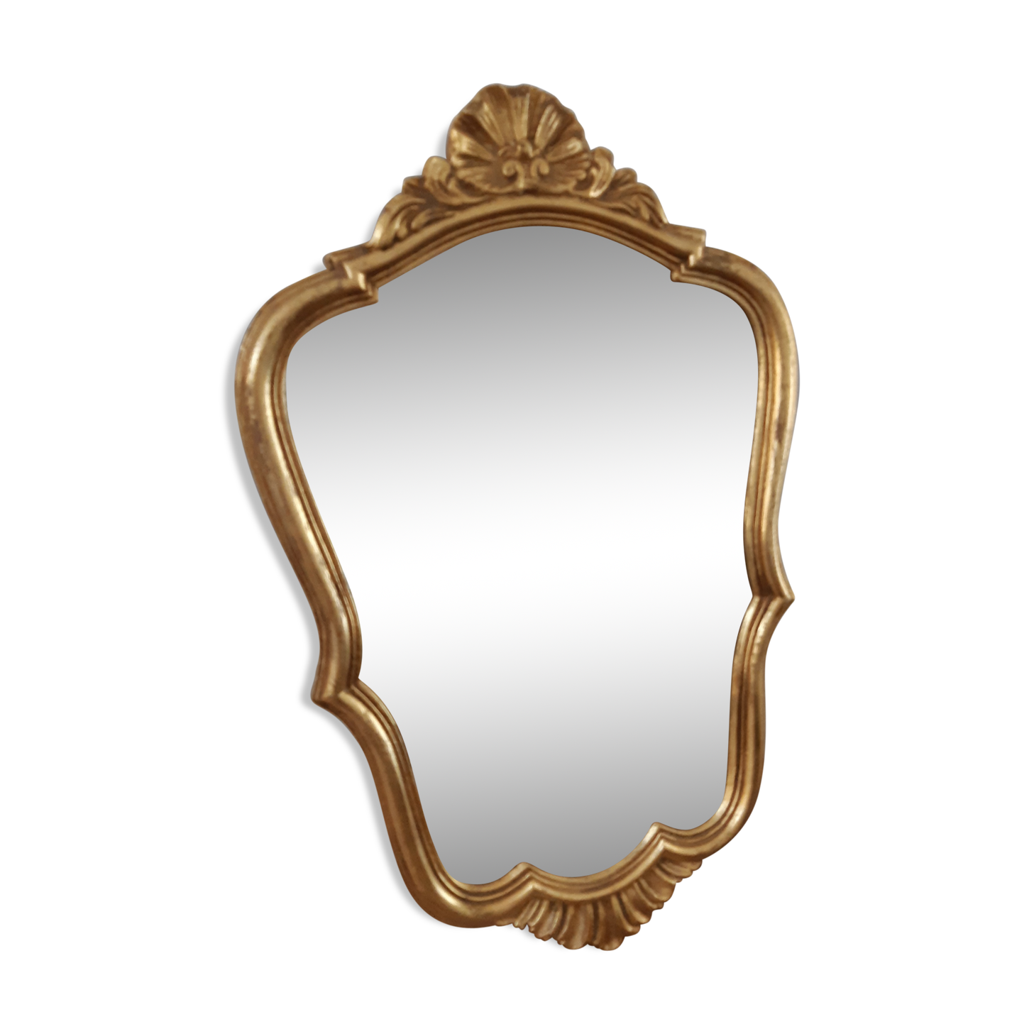 Golden mirror 31x50cm