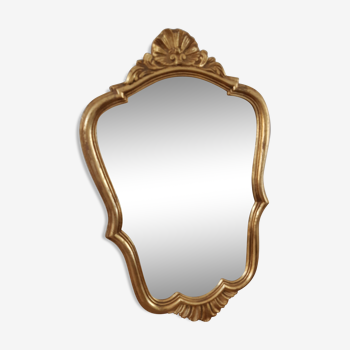 Golden mirror 31x50cm