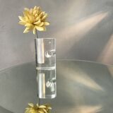 Vase vintage en acrylique transparent, Italie