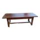 Table de ferme barre à chat