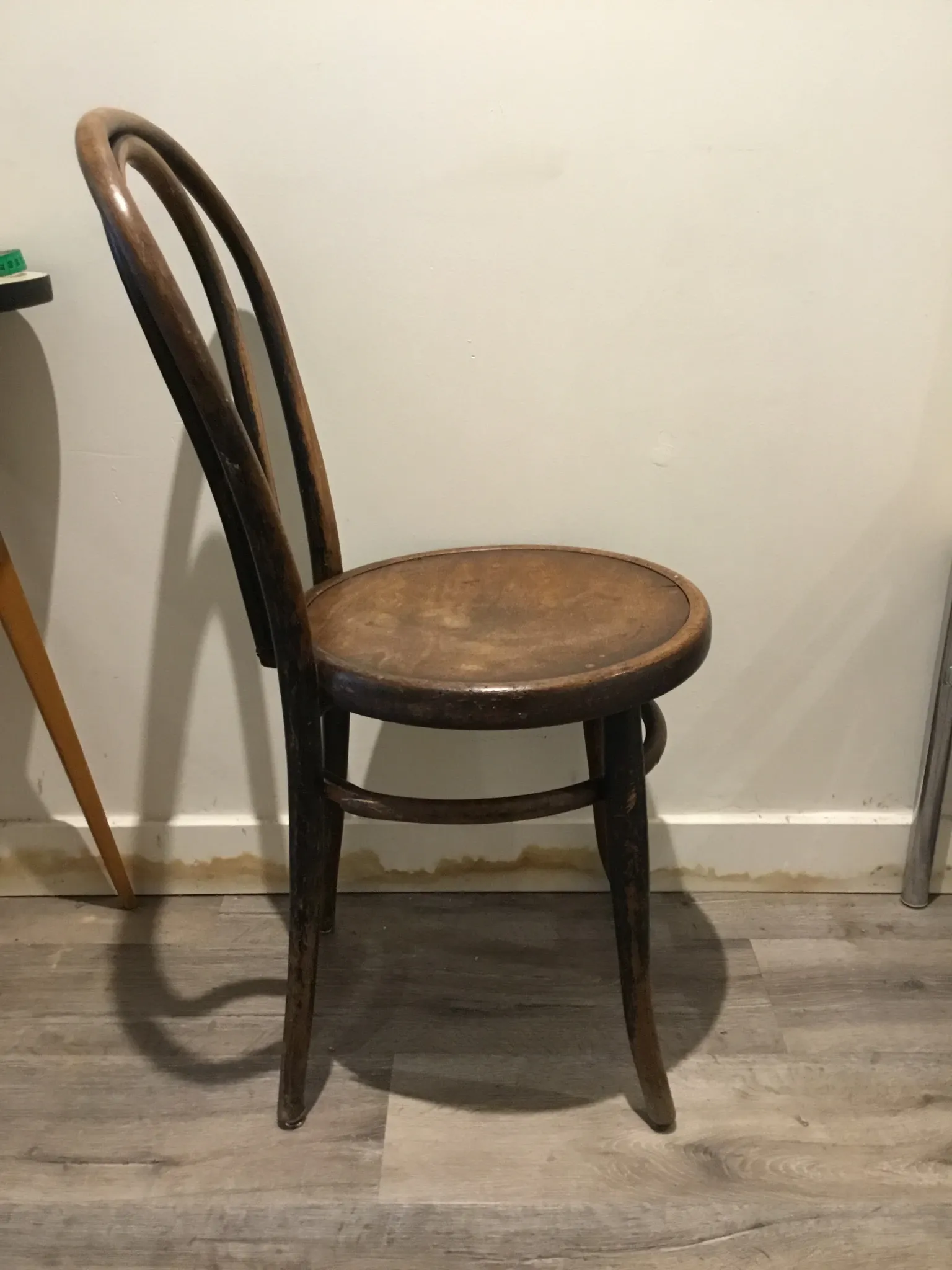 Bentwood bistro chair in Thonet style
