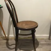 Bentwood bistro chair in Thonet style