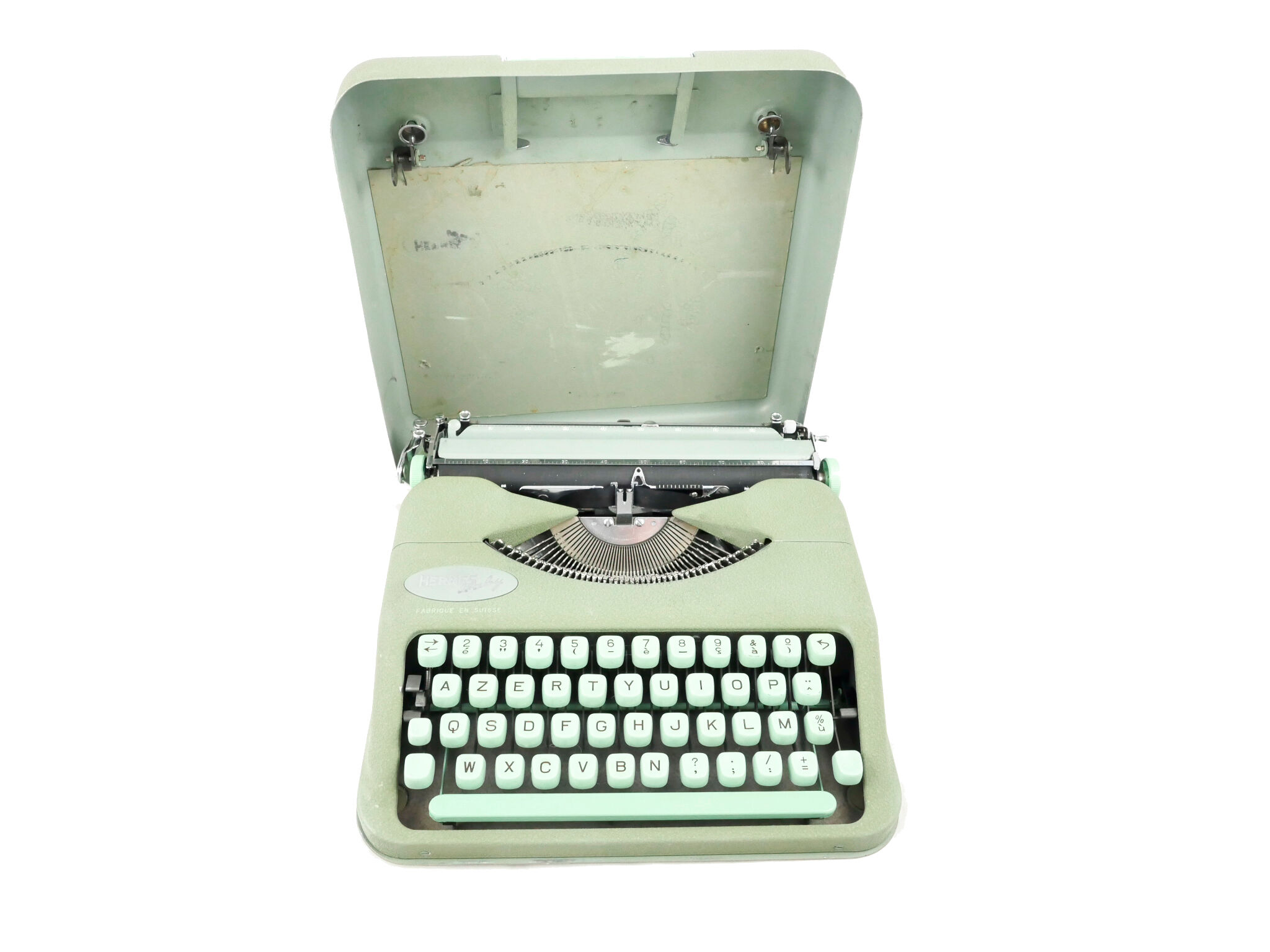 Hermes Baby green lime typemachine revised new ribbon