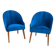 A pair of club armchairs, Poland, 1960s
