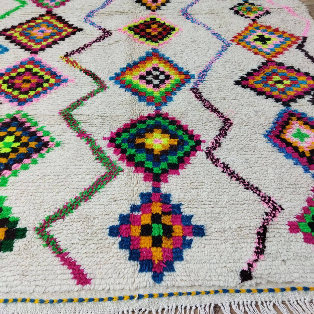 Handmade Moroccan Berber rug 260 X 162 CM