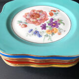 5 antique cookie plates or dessert