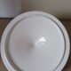 Soup tureen Digoin Sarreguemines, Burgundy model.