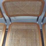 Lot of 4 chairs Marcel Breuer Cesca B32
