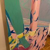 Painting on wood
