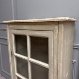 Small patinated display cabinet