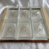 Aperitif tray mirror 50s