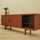 Teak sideboard with sliding doors, Denmark, 1960s