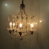 Pagoda shaped glass pendants chandelier