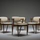 6 chaises en teck modèle 42 par Kai Kristiansen pour Schou Andersen, 1960