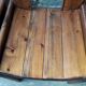 Set of 6 varnished pine chairs