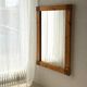 Large Danish pine wall mirror 1970s