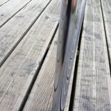 Formica and chrome-plated metal table