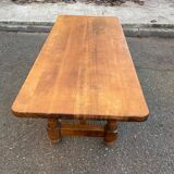 Navarro Argudo farmhouse coffee table in solid wood from Spain 110x50cm