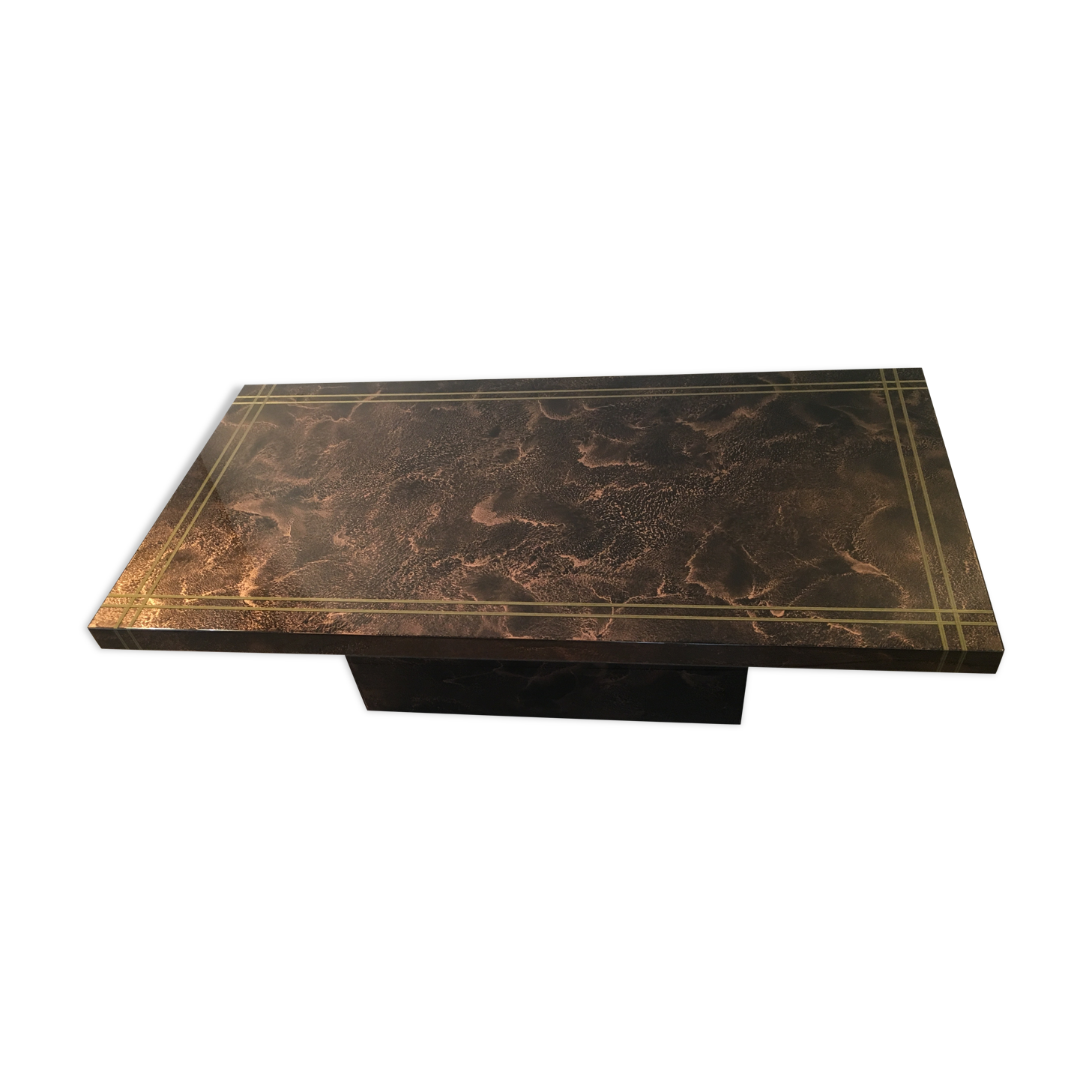 1970s lasca coffee table