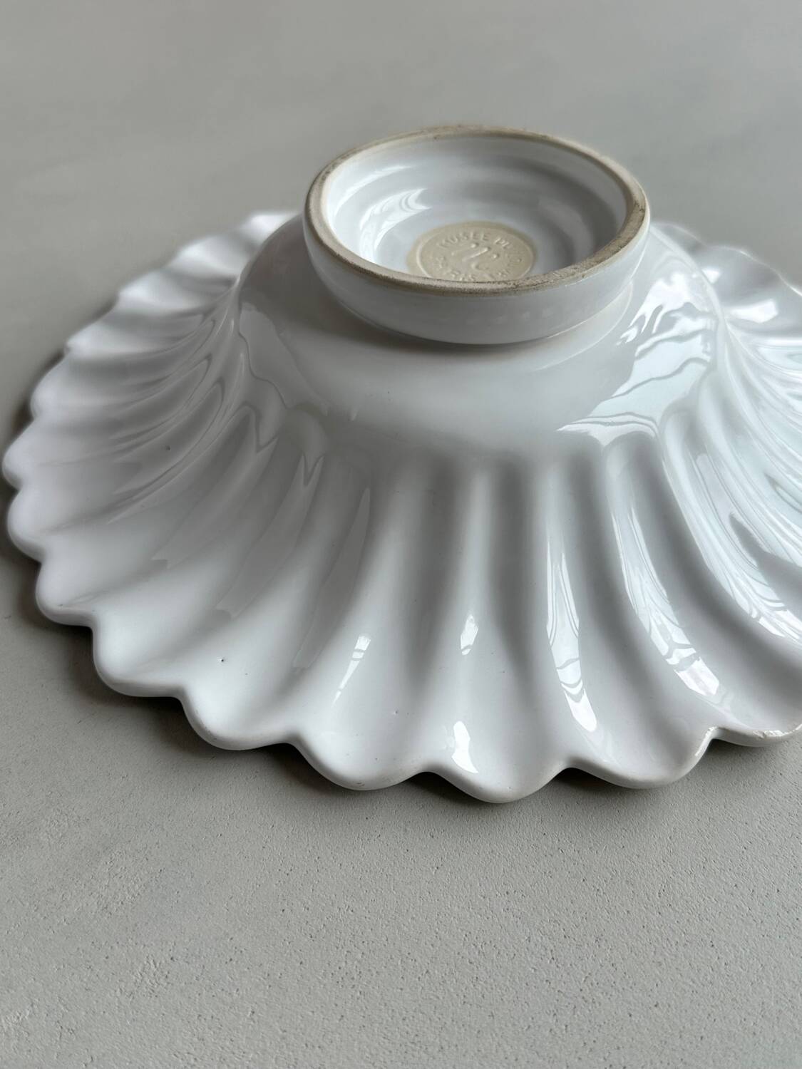Ceramic cup with fluted decoration, Louvre Museum