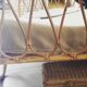 Rattan basket bed
