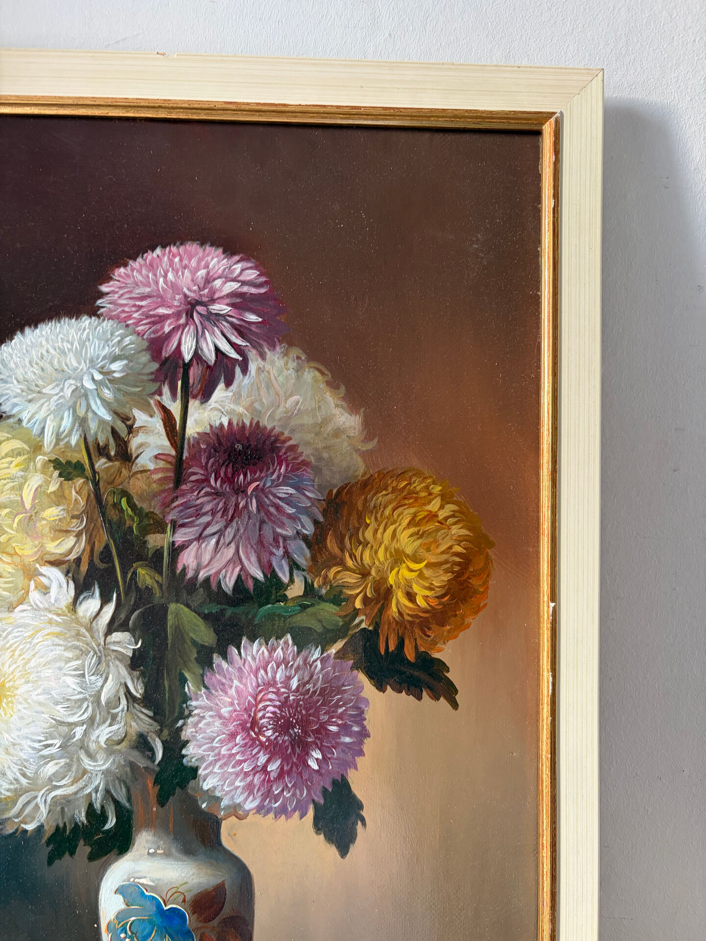 "Flowers" Russian painting, signed Askerov Rafik A.