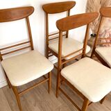 Set of 4 chairs, 1960s
