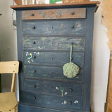 High chest of drawers