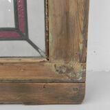 Art Deco stained glass window, 74 x 178 cm