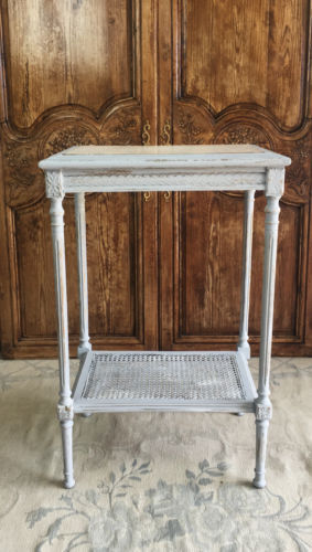 Table top white marble Louis XVI style