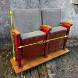 Pair of cinema seats