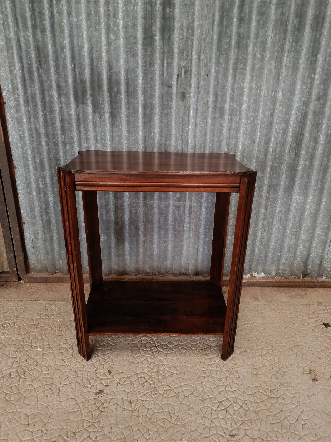 Vintage wooden side table