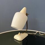 Mid-century art deco style opaline glass desk lamp
