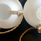 2 vintage ball lamps